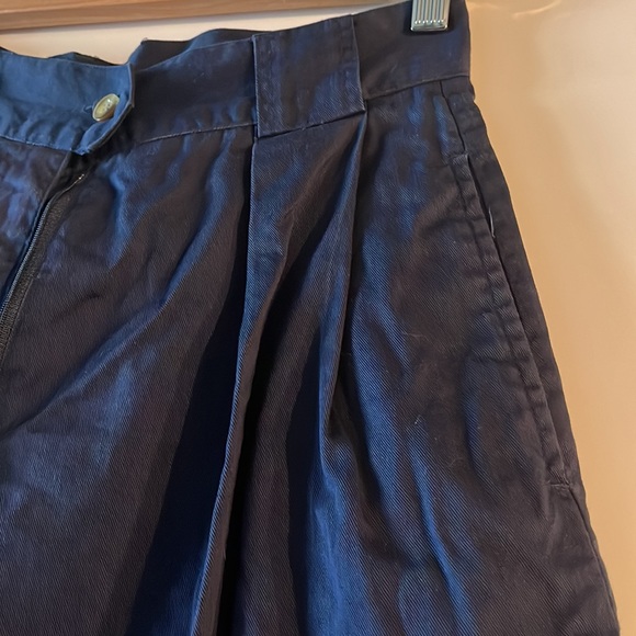 Vintage High Waist Pleated Shortd - Picture 2 of 5